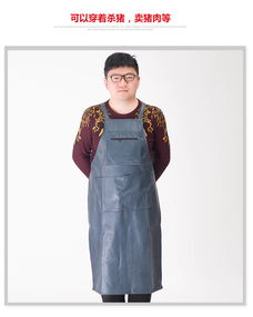 皮圍裙防水防油廚房女做飯燒菜工作服罩衣男定制pu皮韓版背帶圍腰