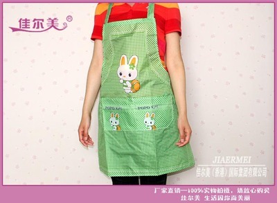 佳爾美熱銷磨毛布圍裙 可愛卡通設計，特價直銷