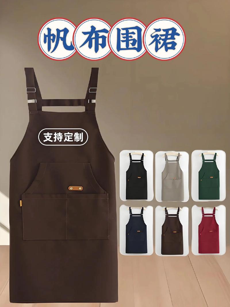 簡約時尚 餐飲專用圍裙，廚房與職場的全能伴侶